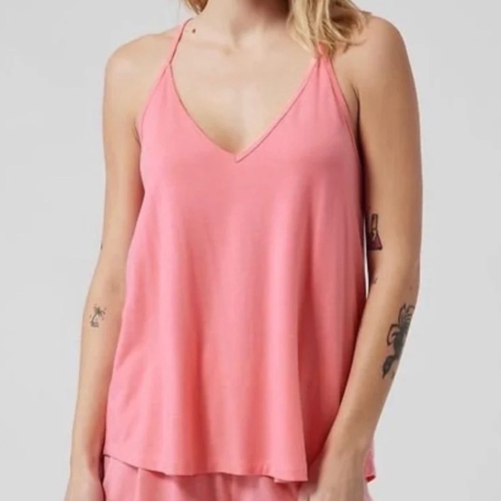 Athleta Nighttime Bliss Sleep Cami Pink